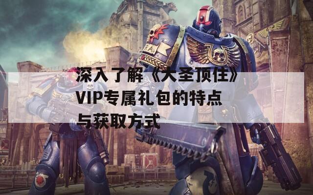 深入了解《大圣顶住》VIP专属礼包的特点与获取方式