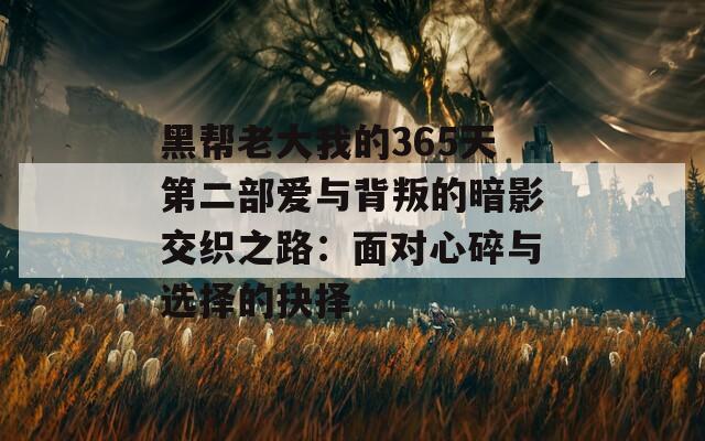 黑帮老大我的365天第二部爱与背叛的暗影交织之路：面对心碎与选择的抉择