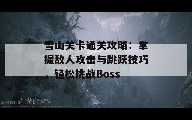 雪山关卡通关攻略：掌握敌人攻击与跳跃技巧，轻松挑战Boss