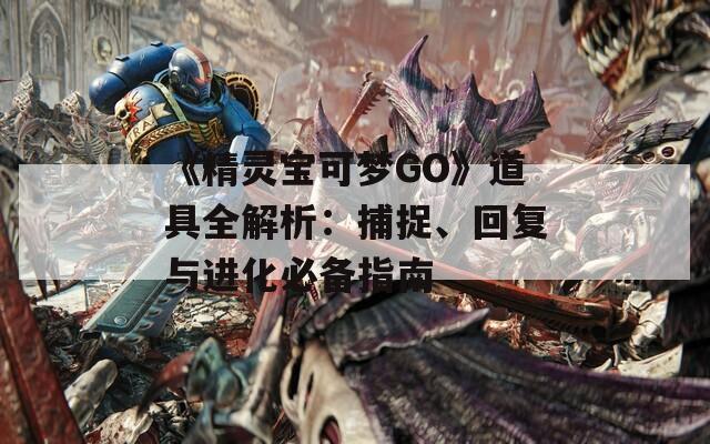 《精灵宝可梦GO》道具全解析：捕捉、回复与进化必备指南