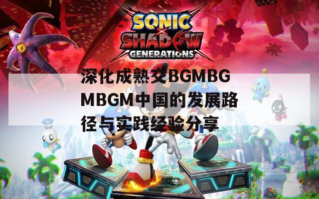 深化成熟交BGMBGMBGM中国的发展路径与实践经验分享