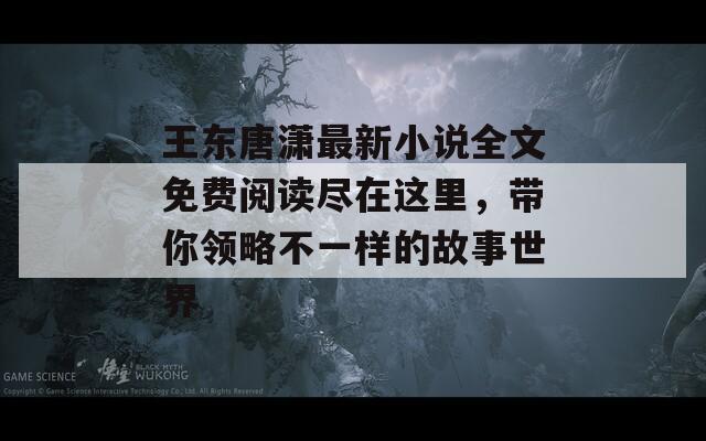 王东唐潇最新小说全文免费阅读尽在这里，带你领略不一样的故事世界