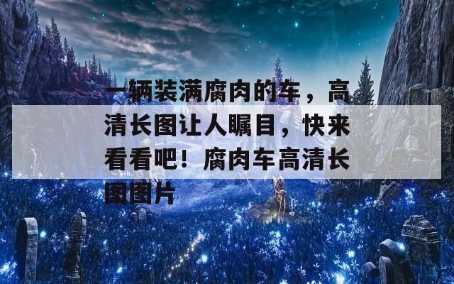 一辆装满腐肉的车，高清长图让人瞩目，快来看看吧！腐肉车高清长图图片