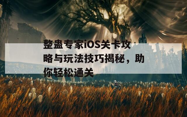 整蛊专家iOS关卡攻略与玩法技巧揭秘，助你轻松通关