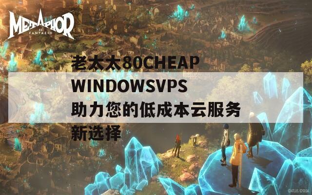 老太太80CHEAPWINDOWSVPS助力您的低成本云服务新选择