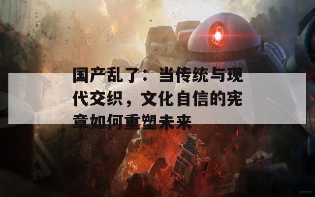 国产乱了：当传统与现代交织，文化自信的宪章如何重塑未来