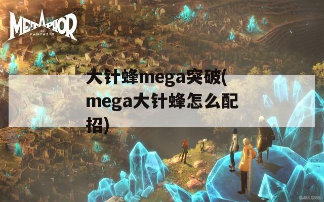 大针蜂mega突破(mega大针蜂怎么配招)