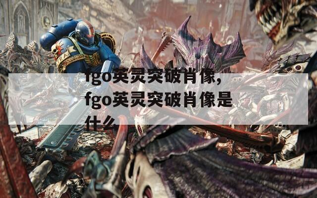 fgo英灵突破肖像,fgo英灵突破肖像是什么