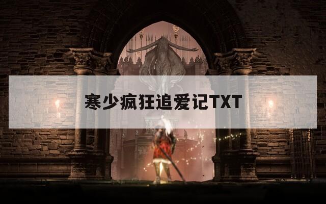 寒少疯狂追爱记TXT