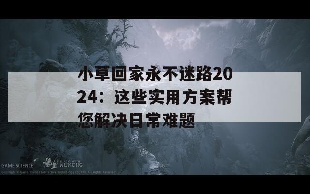 小草回家永不迷路2024：这些实用方案帮您解决日常难题