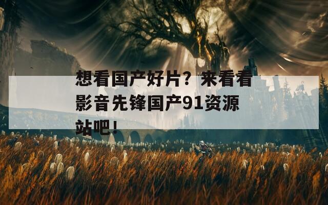 想看国产好片？来看看影音先锋国产91资源站吧！