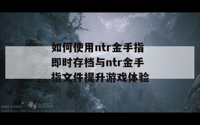 如何使用ntr金手指即时存档与ntr金手指文件提升游戏体验