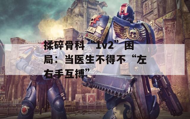 揉碎骨科“1v2”困局：当医生不得不“左右手互搏”