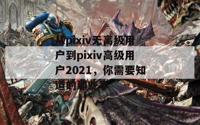 从pixiv无高级用户到pixiv高级用户2021，你需要知道的那些事